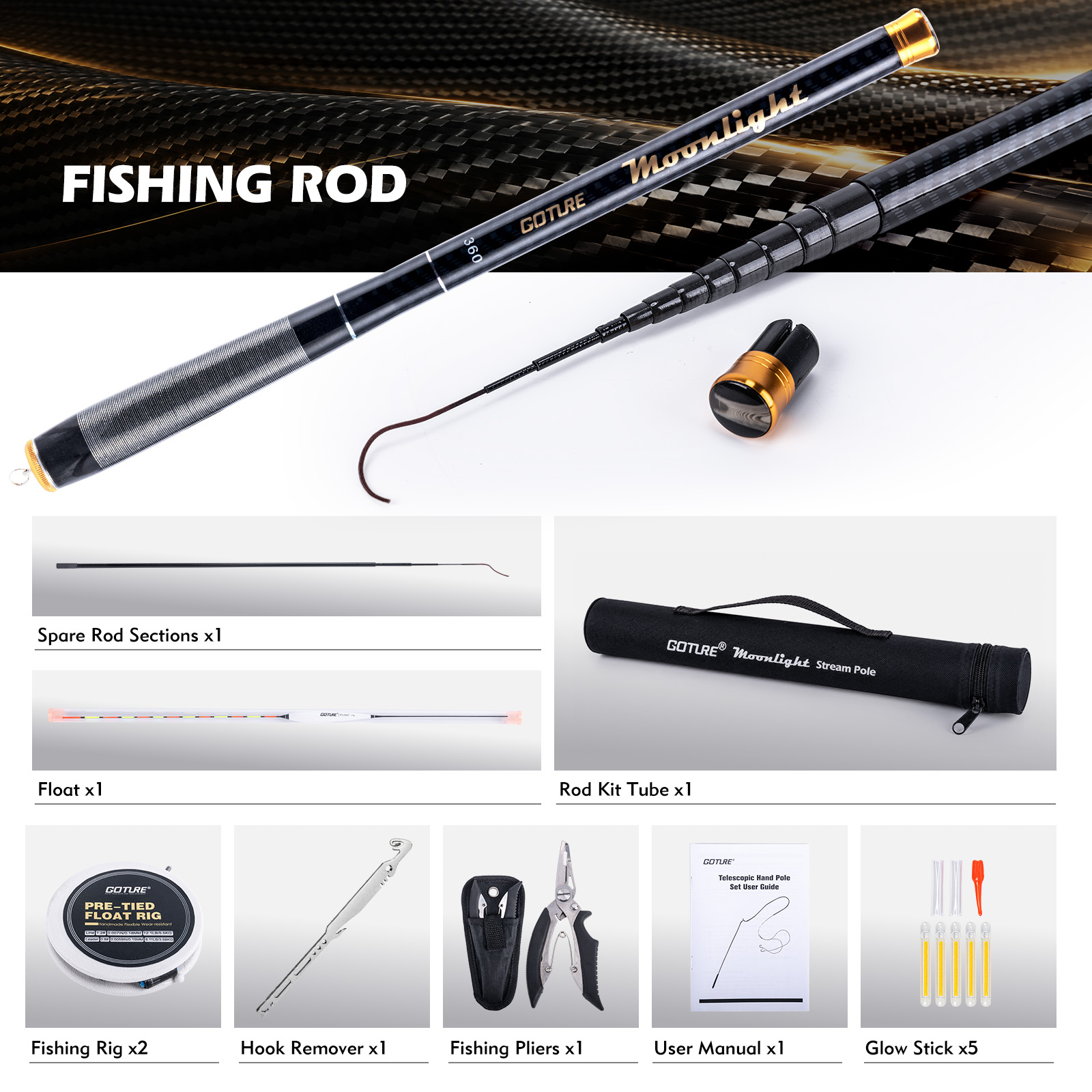 Joran Pancing Teleskopik Gotur - Fishing Equipment Bag ulasan dan harga