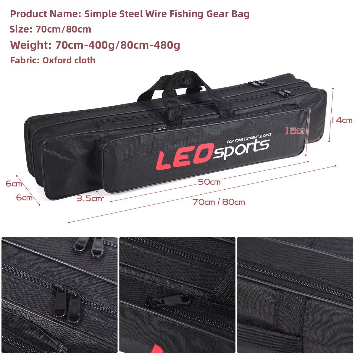 Tas Pancing LeO dengan Lapisan - Fishing Equipment Brands ulasan dan harga